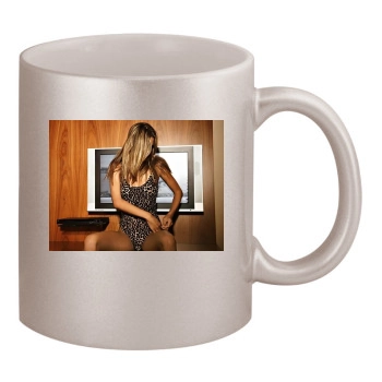 Alessandra Ambrosio 11oz Metallic Silver Mug