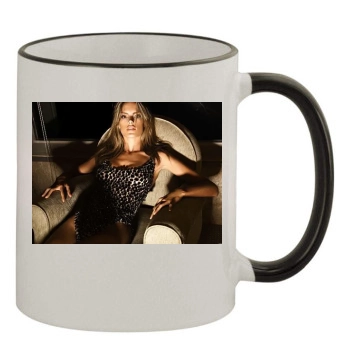 Alessandra Ambrosio 11oz Colored Rim & Handle Mug