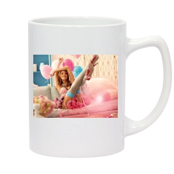 Alessandra Ambrosio 14oz White Statesman Mug