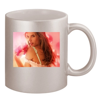 Alessandra Ambrosio 11oz Metallic Silver Mug