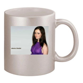 Alexis Bledel 11oz Metallic Silver Mug