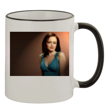 Alexis Bledel 11oz Colored Rim & Handle Mug