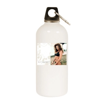 Ali Landry White Water Bottle With Carabiner