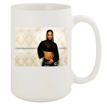 Alicia Keys 15oz White Mug