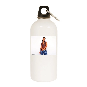 Alicia Keys White Water Bottle With Carabiner