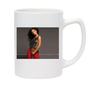 Alicia Keys 14oz White Statesman Mug