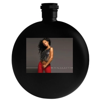 Alicia Keys Round Flask