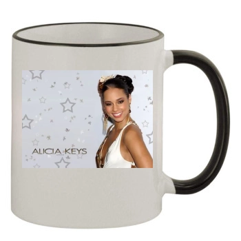 Alicia Keys 11oz Colored Rim & Handle Mug