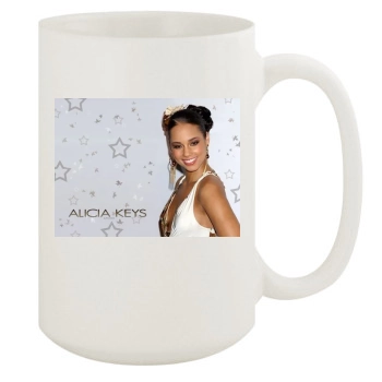 Alicia Keys 15oz White Mug