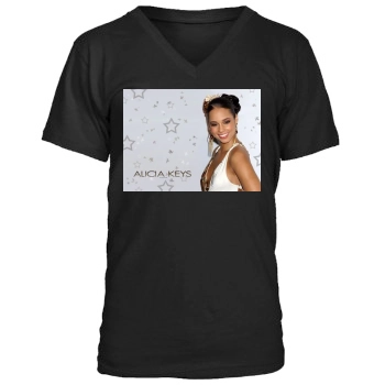 Alicia Keys Men's V-Neck T-Shirt