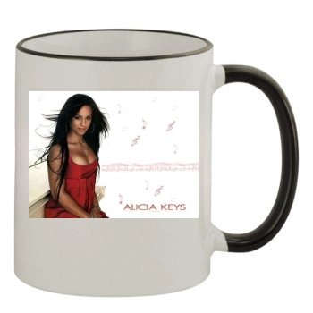 Alicia Keys 11oz Colored Rim & Handle Mug