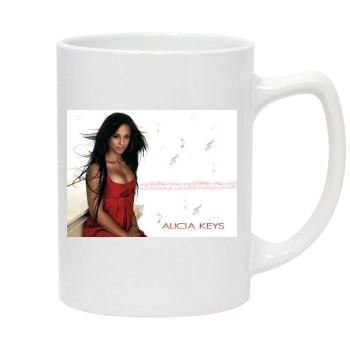 Alicia Keys 14oz White Statesman Mug