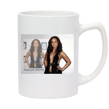 Alicia Keys 14oz White Statesman Mug