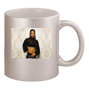 Alicia Keys 11oz Metallic Silver Mug