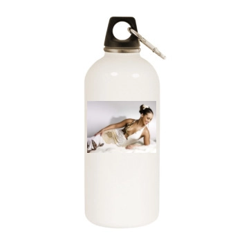 Alicia Keys White Water Bottle With Carabiner