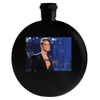 Alicia Keys Round Flask