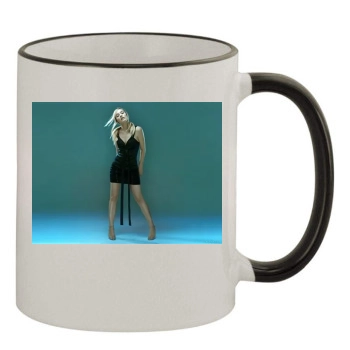 Alicia Silverstone 11oz Colored Rim & Handle Mug