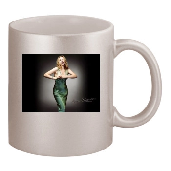 Alicia Silverstone 11oz Metallic Silver Mug