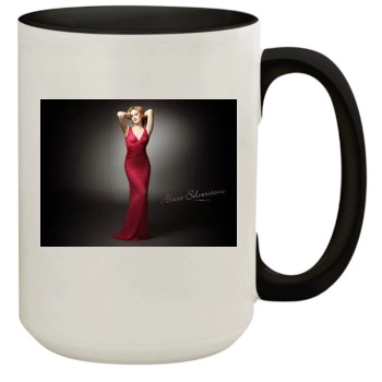 Alicia Silverstone 15oz Colored Inner & Handle Mug