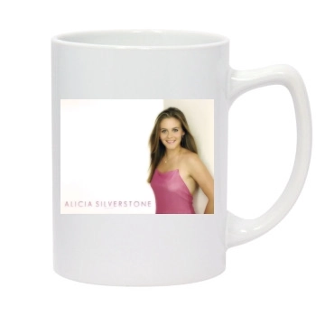 Alicia Silverstone 14oz White Statesman Mug