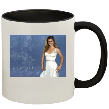 Alicia Silverstone 11oz Colored Inner & Handle Mug