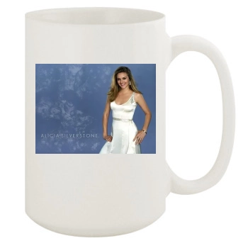 Alicia Silverstone 15oz White Mug