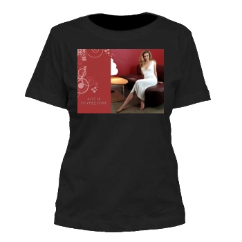 Alicia Silverstone Women's Cut T-Shirt