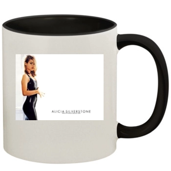 Alicia Silverstone 11oz Colored Inner & Handle Mug