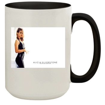 Alicia Silverstone 15oz Colored Inner & Handle Mug