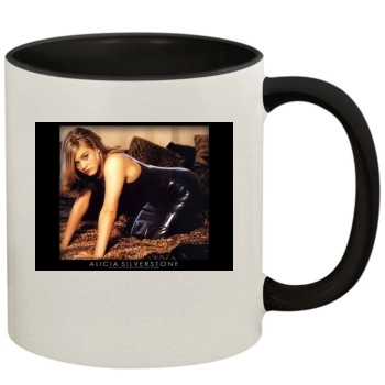 Alicia Silverstone 11oz Colored Inner & Handle Mug