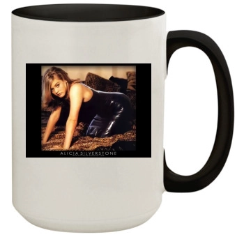 Alicia Silverstone 15oz Colored Inner & Handle Mug