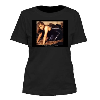 Alicia Silverstone Women's Cut T-Shirt