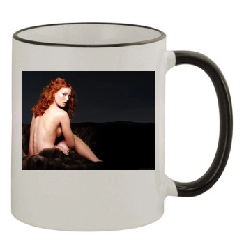 Alicia Witt 11oz Colored Rim & Handle Mug