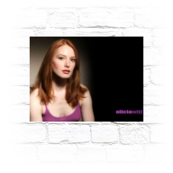 Alicia Witt Metal Wall Art