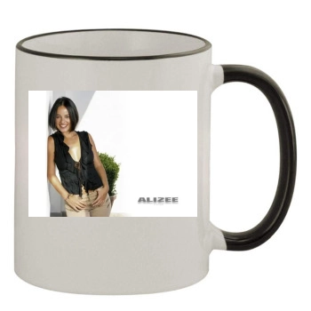 Alizee 11oz Colored Rim & Handle Mug