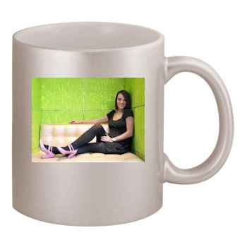 Alizee 11oz Metallic Silver Mug