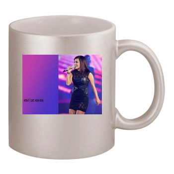 Alizee 11oz Metallic Silver Mug