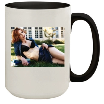 Alyson Hannigan 15oz Colored Inner & Handle Mug