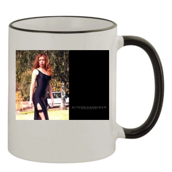 Alyson Hannigan 11oz Colored Rim & Handle Mug