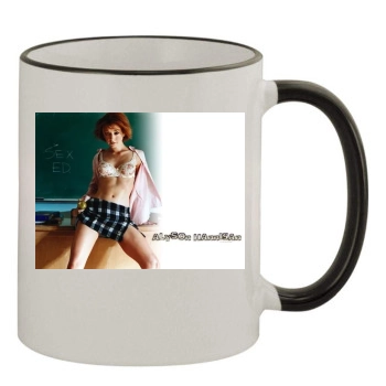 Alyson Hannigan 11oz Colored Rim & Handle Mug