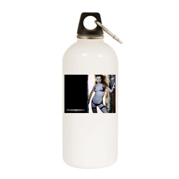 Alyson Hannigan White Water Bottle With Carabiner