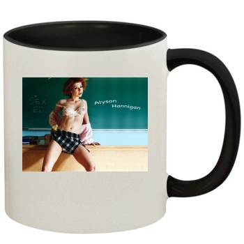 Alyson Hannigan 11oz Colored Inner & Handle Mug