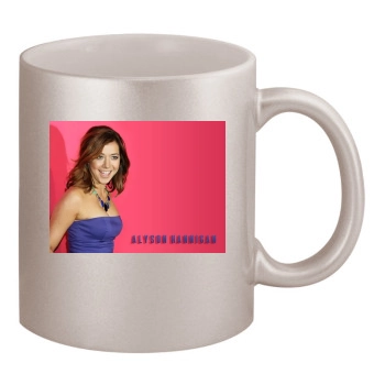 Alyson Hannigan 11oz Metallic Silver Mug