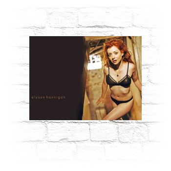 Alyson Hannigan Metal Wall Art