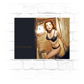 Alyson Hannigan Metal Wall Art