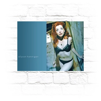 Alyson Hannigan Metal Wall Art