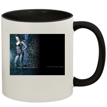 Alyson Hannigan 11oz Colored Inner & Handle Mug