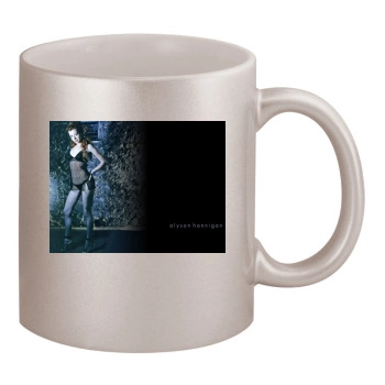 Alyson Hannigan 11oz Metallic Silver Mug