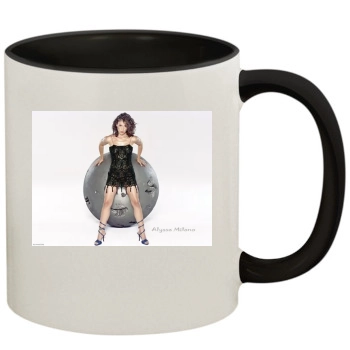 Alyssa Milano 11oz Colored Inner & Handle Mug