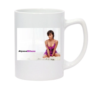 Alyssa Milano 14oz White Statesman Mug